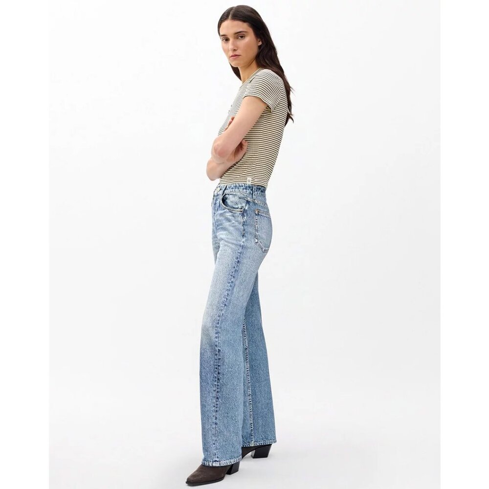 Rag & Bone Miramar Shea Straight Cotton Terry Pants Tessa